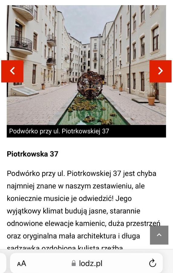 Sweet Dreams Piotrkowska Apartment 罗兹 外观 照片